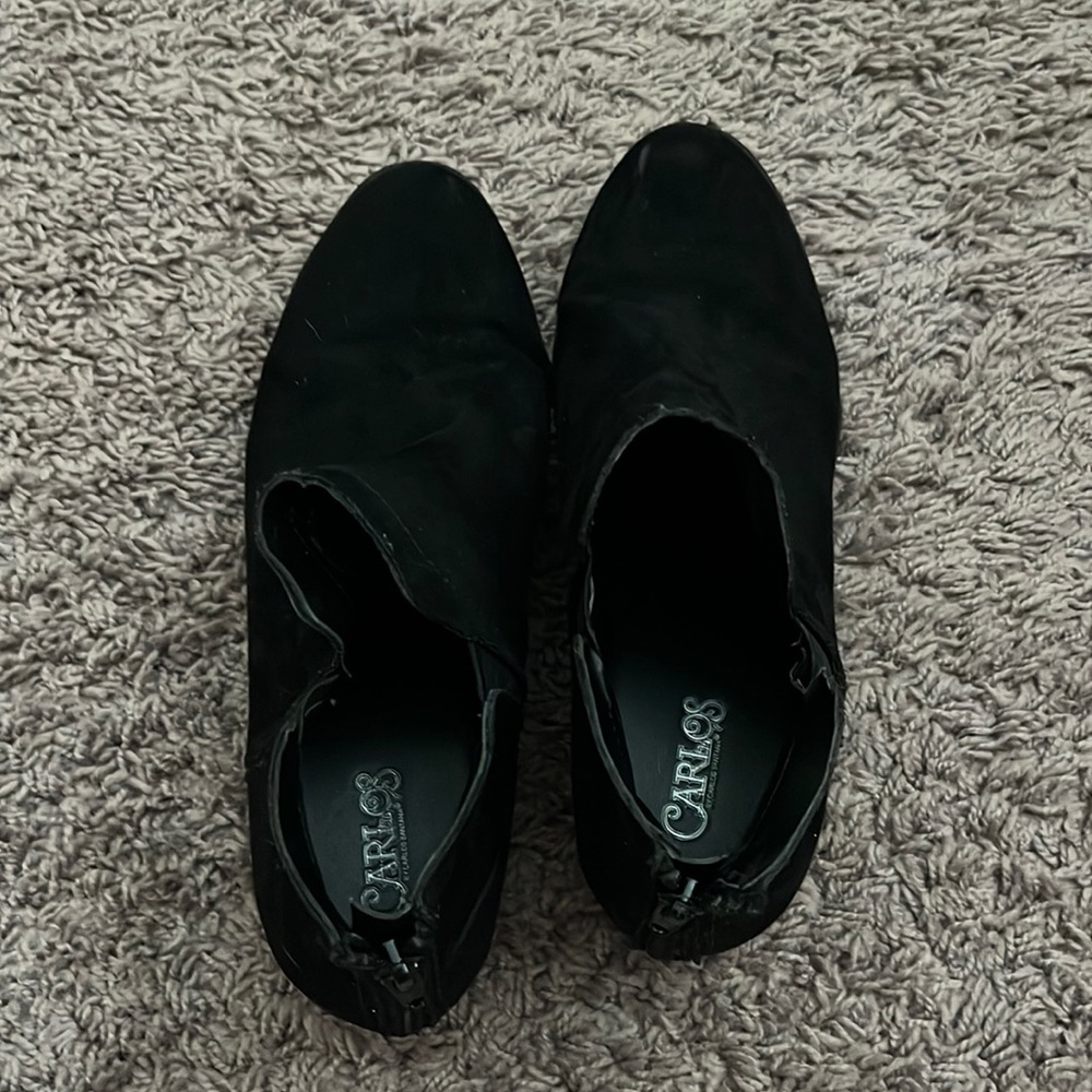 Black mini boots